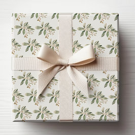 Elegant Greenery Wrapping Paper Geschenkpapier