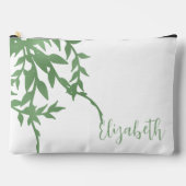 Elegant Greenery Zubehörtasche (Vorderseite)