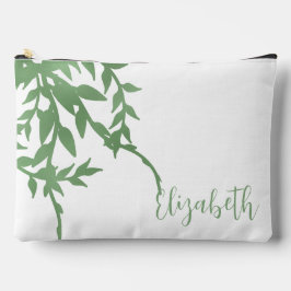 Elegant Greenery Zubehörtasche
