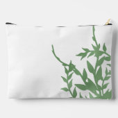 Elegant Greenery Zubehörtasche (Rückseite)