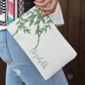 Elegant Greenery Zubehörtasche