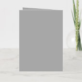 Elegant Grey Abstract Photo Memorial Funeral  (Rückseite)