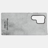 "Elegant Grey Grunge Background Cell Phone Case" Samsung Galaxy Hülle (Rückseite (Horizontal))