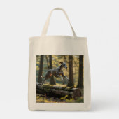 Elegant Greyhound Grocery Tasche (Rückseite)