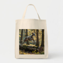 Elegant Greyhound Grocery Tasche