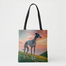 Elegant Greyhound Shoulder Tasche