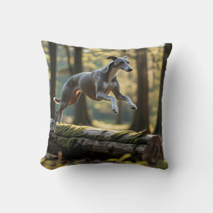 Elegant Greyhound Throw Kissen