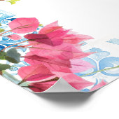 Elegant Griechisch Themed | Illustriertes Hochzeit Poster (Ecke)