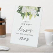 Elegant Grün Wie viele Kisses Bridal Spiel Sockelschild (In SItu)