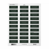 Elegant Grüner Minimalist (Vorne)