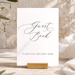 Elegant Guest Book Sign Einladung