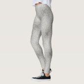 elegant gürtelig-grau cremefarben, beige weiß leggings (Links)