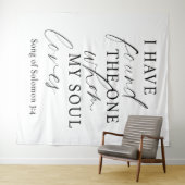 Elegant habe ich das eine Zitat Hochzeit gefunden Wandteppich (Beispiel (Horizontal))