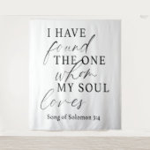 Elegant habe ich das eine Zitat Hochzeit gefunden Wandteppich (Vorderseite)