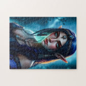 Elegant Half-Elven Priestess Jigsaw Puzzle (Horizontal)