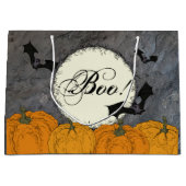 Elegant Halloween Große Geschenktüte (Vorderseite)