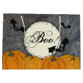 Elegant Halloween Große Geschenktüte (Rückseite)