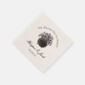Elegant Halloween Hochzeit Personalisiert Napkins Serviette (Ecke)