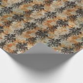Elegant Halloween Toile Geschenkpapier (Ecke)