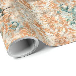 Elegant Halloween Toile Geschenkpapier