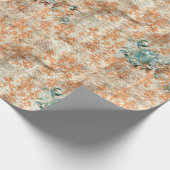 Elegant Halloween Toile Geschenkpapier (Ecke)