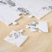 Elegant handGezeichnet Botanisches Jigsaw Puzzle (Seite)