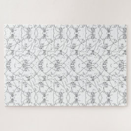 Elegant handGezeichnet Botanisches Jigsaw Puzzle