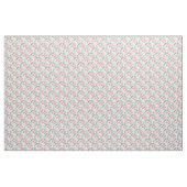 Elegant handgezeichnet rosa Blumendesign Stoff (Yard (91,4 cm))