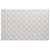 Elegant handgezeichnet rosa Blumendesign Stoff (Fat Quarter (45,7 x 55,9 cm))