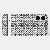 Elegant handGezeichnet Squares Case-Mate iPhone Ca Hülle (Rückseite (Horizontal))