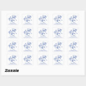ELEGANT HANDSCHRIFTLICHE SCRIPT GIFT TAG STICKERS (Blatt)