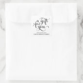 ELEGANT HANDSCHRIFTLICHE SCRIPT GIFT TAG STICKERS (Tasche)