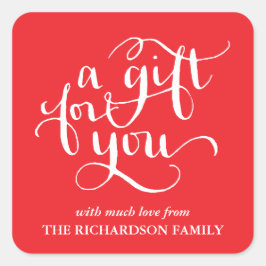 ELEGANT HANDSCHRIFTLICHE SCRIPT GIFT TAG STICKERS