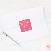 ELEGANT HANDSCHRIFTLICHE SKRIPT DANK IHNEN STICKER (Umschlag)