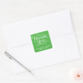 ELEGANT HANDSCHRIFTLICHE SKRIPT DANK IHNEN STICKER (Umschlag)