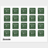 ELEGANT HANDSCHRIFTLICHE SKRIPT DANK IHNEN STICKER (Blatt)