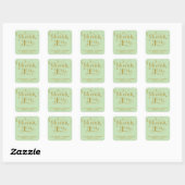 ELEGANT HANDSCHRIFTLICHE SKRIPT DANK IHNEN STICKER (Blatt)