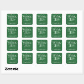 ELEGANT HANDSCHRIFTLICHE SKRIPT DANK IHNEN STICKER (Blatt)