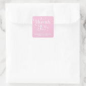ELEGANT HANDSCHRIFTLICHE SKRIPT DANK IHNEN STICKER (Tasche)