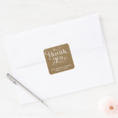 ELEGANT HANDSCHRIFTLICHE SKRIPT DANK IHNEN STICKER (Umschlag)