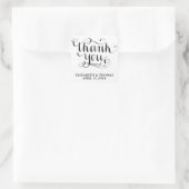 ELEGANT HANDSCHRIFTLICHE SKRIPT DANK IHNEN STICKER (Tasche)