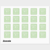 ELEGANT HANDSCHRIFTLICHE SKRIPT DANK IHNEN STICKER (Blatt)