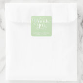 ELEGANT HANDSCHRIFTLICHE SKRIPT DANK IHNEN STICKER (Tasche)