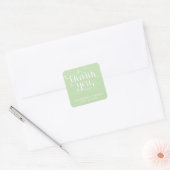ELEGANT HANDSCHRIFTLICHE SKRIPT DANK IHNEN STICKER (Umschlag)