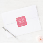 ELEGANT HANDSCHRIFTLICHE SKRIPT DANK IHNEN STICKER (Umschlag)