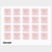 ELEGANT HANDSCHRIFTLICHE SKRIPT DANK IHNEN STICKER (Blatt)
