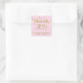 ELEGANT HANDSCHRIFTLICHE SKRIPT DANK IHNEN STICKER (Tasche)