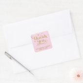 ELEGANT HANDSCHRIFTLICHE SKRIPT DANK IHNEN STICKER (Umschlag)