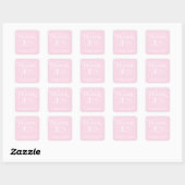 ELEGANT HANDSCHRIFTLICHE SKRIPT DANK IHNEN STICKER (Blatt)