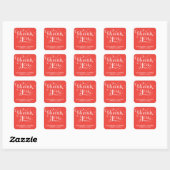 ELEGANT HANDSCHRIFTLICHE SKRIPT DANK IHNEN STICKER (Blatt)
